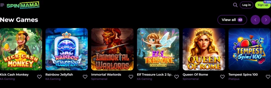 Spinmama Login